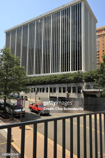 The entrance to the C and D parking decks underneath the Oakhill Office Building, where Washington Post reporter Bob Woodward would meet his source...