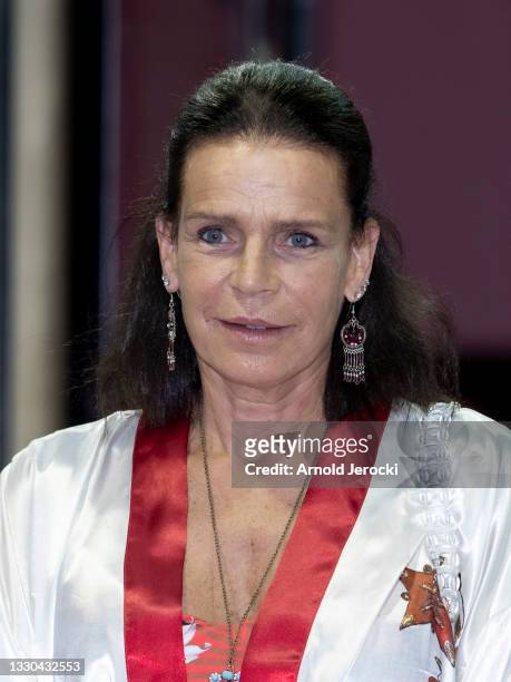 Princess Stephanie of Monaco attends the Fight Aids Gala at Sporting Monte-Carlo on July 24, 2021 in Monte-Carlo, Monaco.