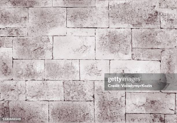 background - antique stone masonry in large blocks - large scale construction stock illustrations