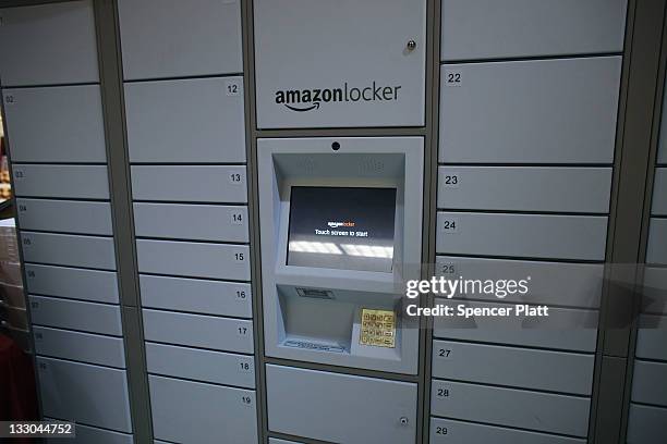 A new Amazon delivery locker system, which routes Amazon shipments to ...