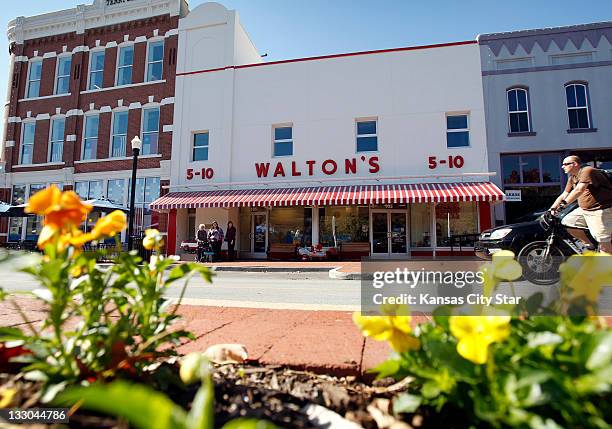 The original Walton's 5&10 opened in Bentonville, Arkansas on May 1950. The building is now a visitors center and museum.