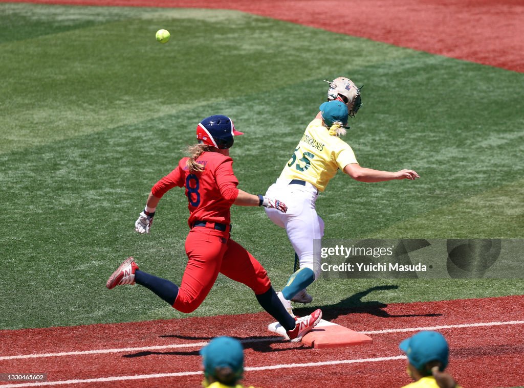 Softball - Olympics: Day 2