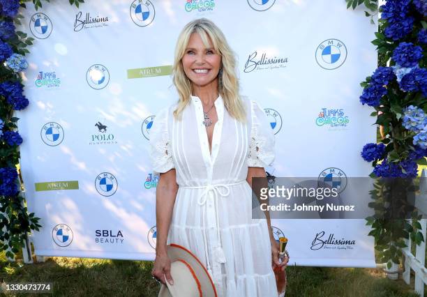 Christie Brinkley attends the Polo Hamptons Match & Cocktail Party on July 24, 2021 in Bridgehampton, New York.