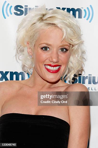 Bunny Ranch's Cami Parker visits SiriusXM Studio on November 16, 2011 in New York City.