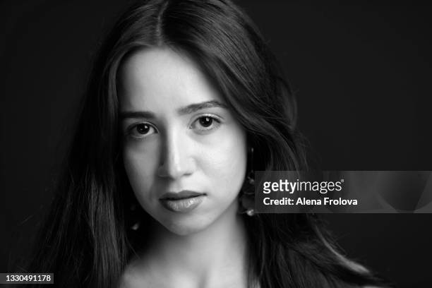 portrait of  young beautiful woman - beautiful armenian women stock pictures, royalty-free photos & images