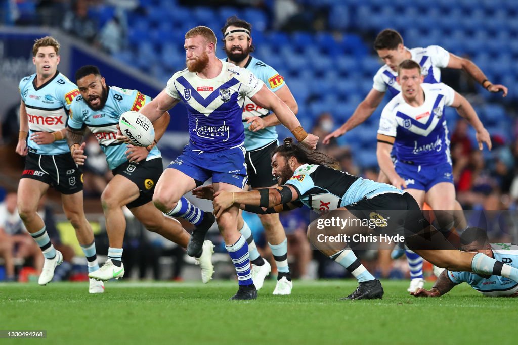 NRL Rd 19 - Bulldogs v Sharks