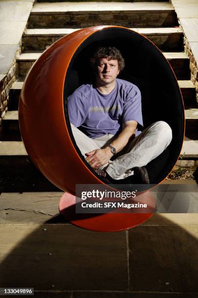 Science fiction author Peter F Hamilton during a location shoot in Leicester, July 18, 2007.