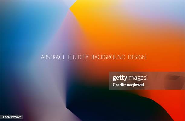 ilustrações, clipart, desenhos animados e ícones de fundo de fluidez de gradiente de cor abstrata para design - color negro