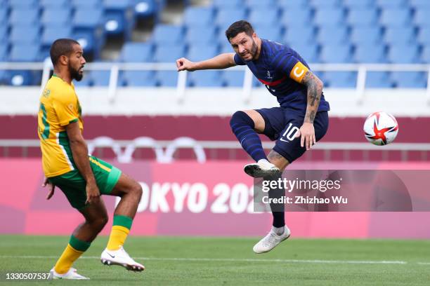 Gignac Andre-Pierre of Team France during the Men's First Round Group A match between France and South Africa on day two of the Tokyo 2020 Olympic...