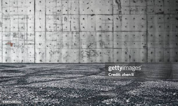 concrete parking lot - gravel floor stock pictures, royalty-free photos & images