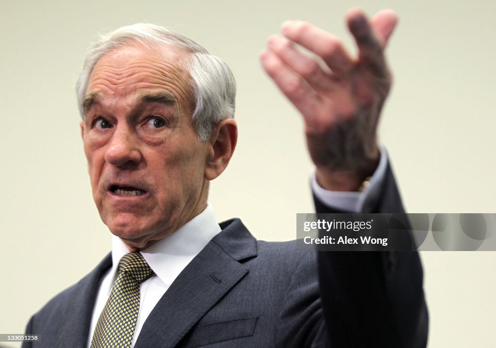 Ron Paul Speaks Before Congressional Health Care Caucus In Washington