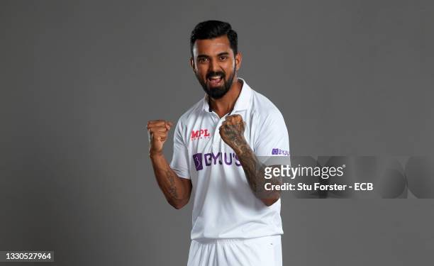 Rahul of India poses during a portrait session at the Radisson Blu Hotel on July 23, 2021 in Durham, England.