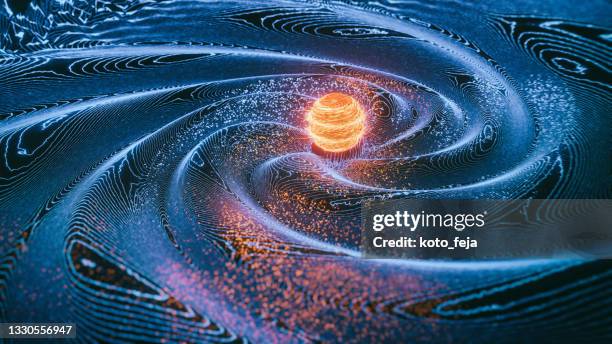 abstract gravity wave background - atomic whirl stock pictures, royalty-free photos & images