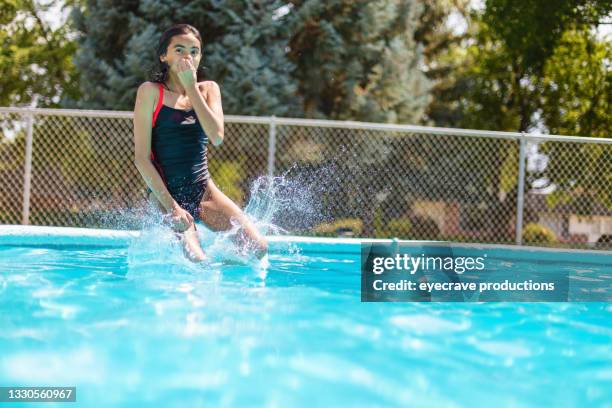 351 Jump In Pool Splash Stock Photos, High-Res Pictures, and Images ...