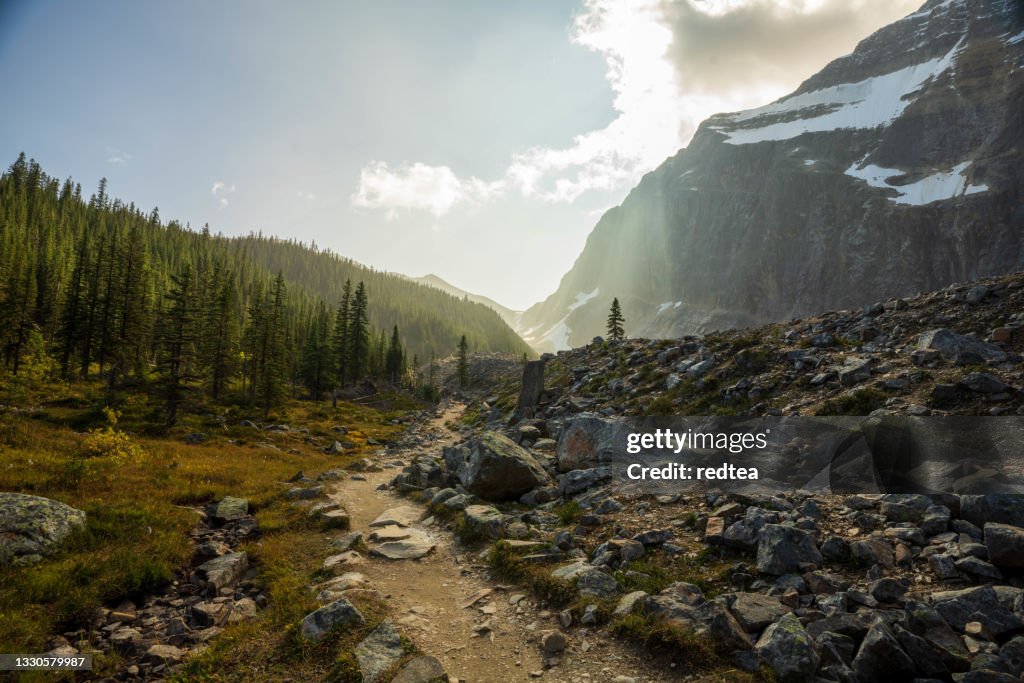 Dirt road in mountains