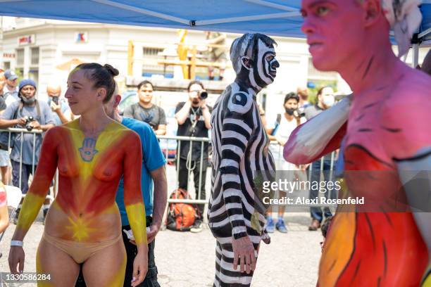 3,357 Body Painting Nude Photos and Premium High Res Pictures - Getty Images