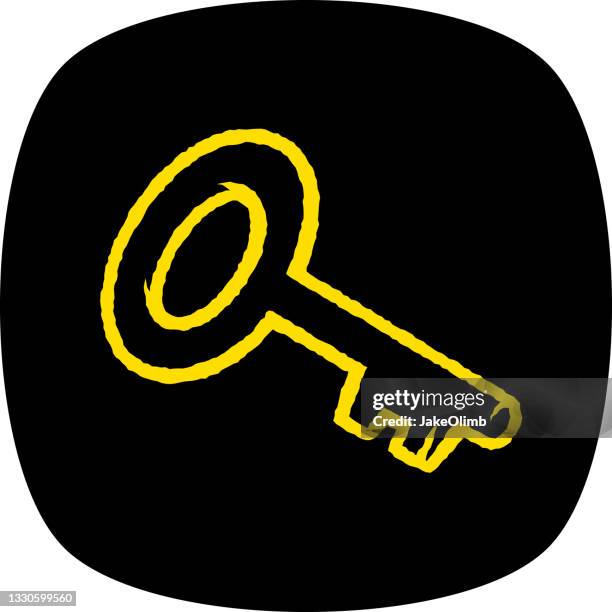 key doodle 3 - steal texture stock illustrations