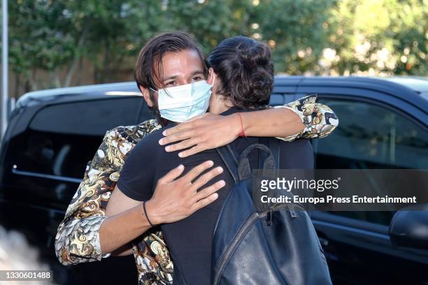 Gianmarco Onestini will be reunited with his brother Luca after his time in Supervivientes on July 24, 2021 in Madrid, Spain.