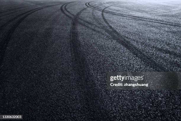 asphalt road - sports track from above stock pictures, royalty-free photos & images