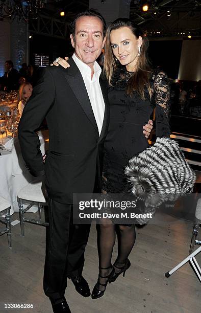 Robert Hanson and Masha Markova attend the BFAMI Gala Dinner and Charity Auction in aid of the British Friends of the Art Museums of Israel at...