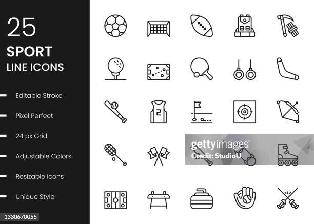 illustrations, cliparts, dessins animés et icônes de icônes de la ligne sportive olympique - speed skating