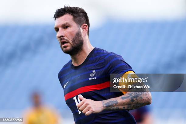 Gignac Andre-Pierre of France looks on during the Men's First Round Group A match between France and South Africa on day two of the Tokyo 2020...