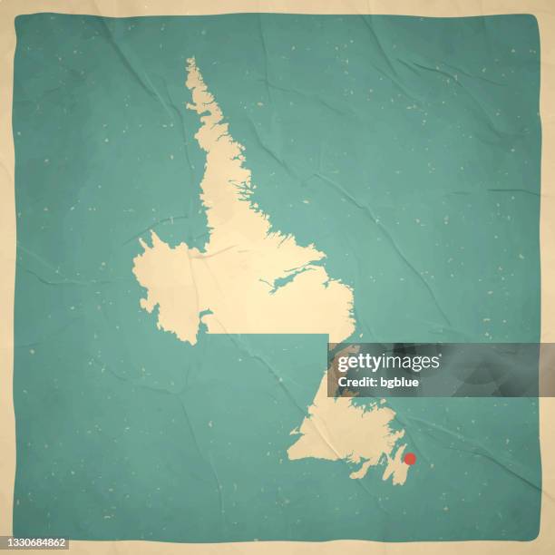 Newfoundland Abstract Map Newfoundland Map Photos and Premium High Res Pictures - Getty Images