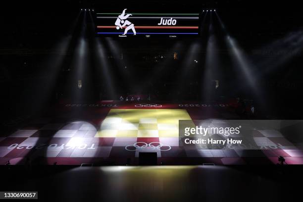 General view at the Judo on day three of the Tokyo 2020 Olympic Games at Nippon Budokan on July 26, 2021 in Tokyo, Japan.