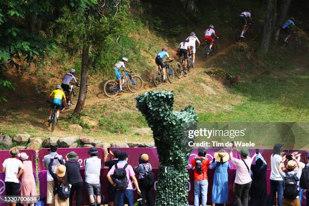 General view of Daniel Mcconnell of Team Australia, Manuel Fumic of Team Germany, Nadir Colledani of Team Italy, Peter Disera of Team Canada,...