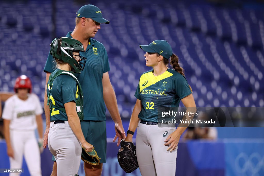 Australia v Mexico - Softball - Olympics: Day 3