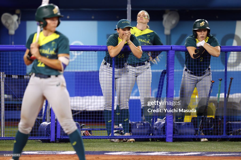 Australia v Mexico - Softball - Olympics: Day 3