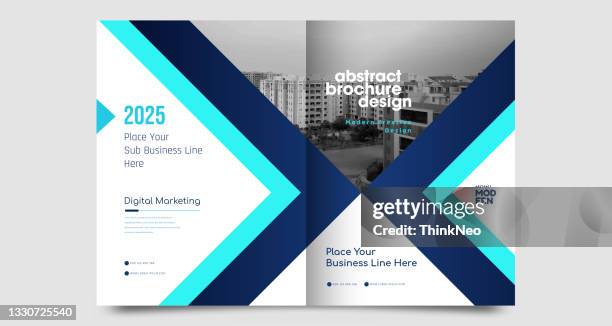 vector flyer, cover design, business brochure and card - creative agency stock illustrations