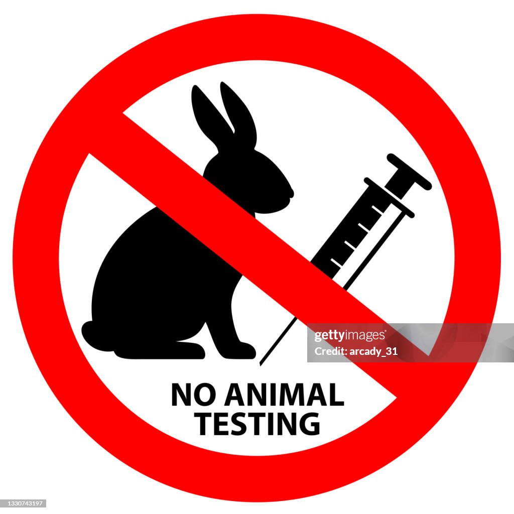 No Animal Testing Poster No Animal Testing Vector Sign High-Res Vector Graphic - Getty Images