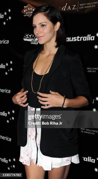 Katharine McPhee on the red carpet at the third-annual Sunset Strip Music Festival , August 27, 2010 in West Hollywood, California.