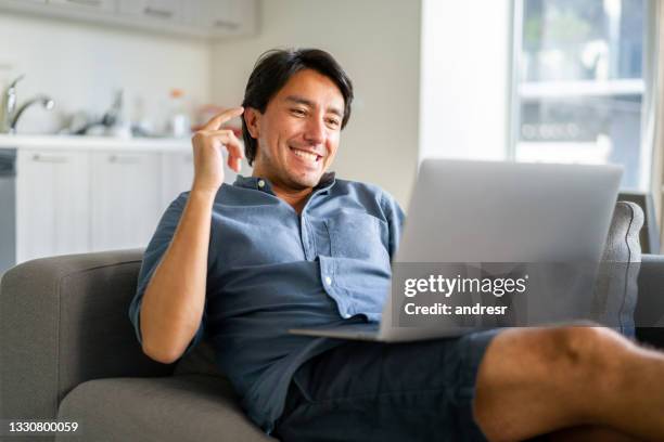 Man Watching Computer 9,250 Laying Down Watching Computer Stock Photos, High-Res Pictures ...