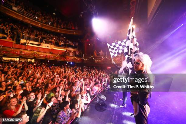 Revellers enjoy the show as The United Kingdolls Perform Live as The Clapham Grand Welcomes Audience Members At Full Capacity As Live Performance...