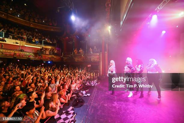 Revellers enjoy the show as The United Kingdolls Perform Live as The Clapham Grand Welcomes Audience Members At Full Capacity As Live Performance...