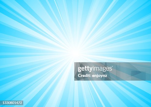 Blue shining light star burst background Blue shining light star burst background