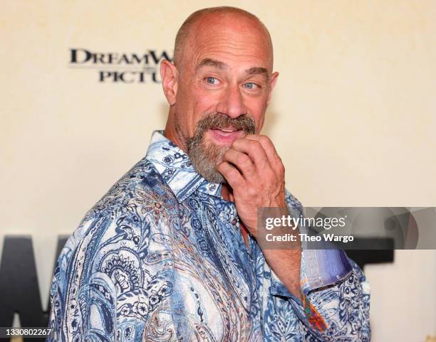 Christopher Meloni attends the "Stillwater" New York Premiere at Rose Theater, Jazz at Lincoln Center on July 26, 2021 in New York City.