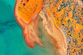 Abstract aerial photography, Useless Loop, Western Australia