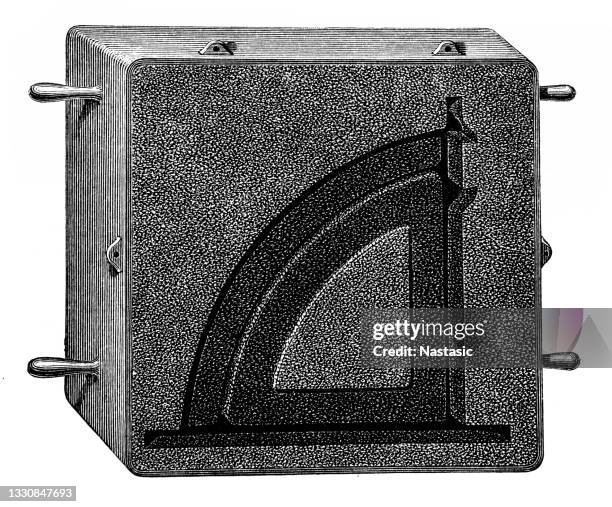 iron casting - stages in forming a mold for a casting - empty factory interior stock illustrations