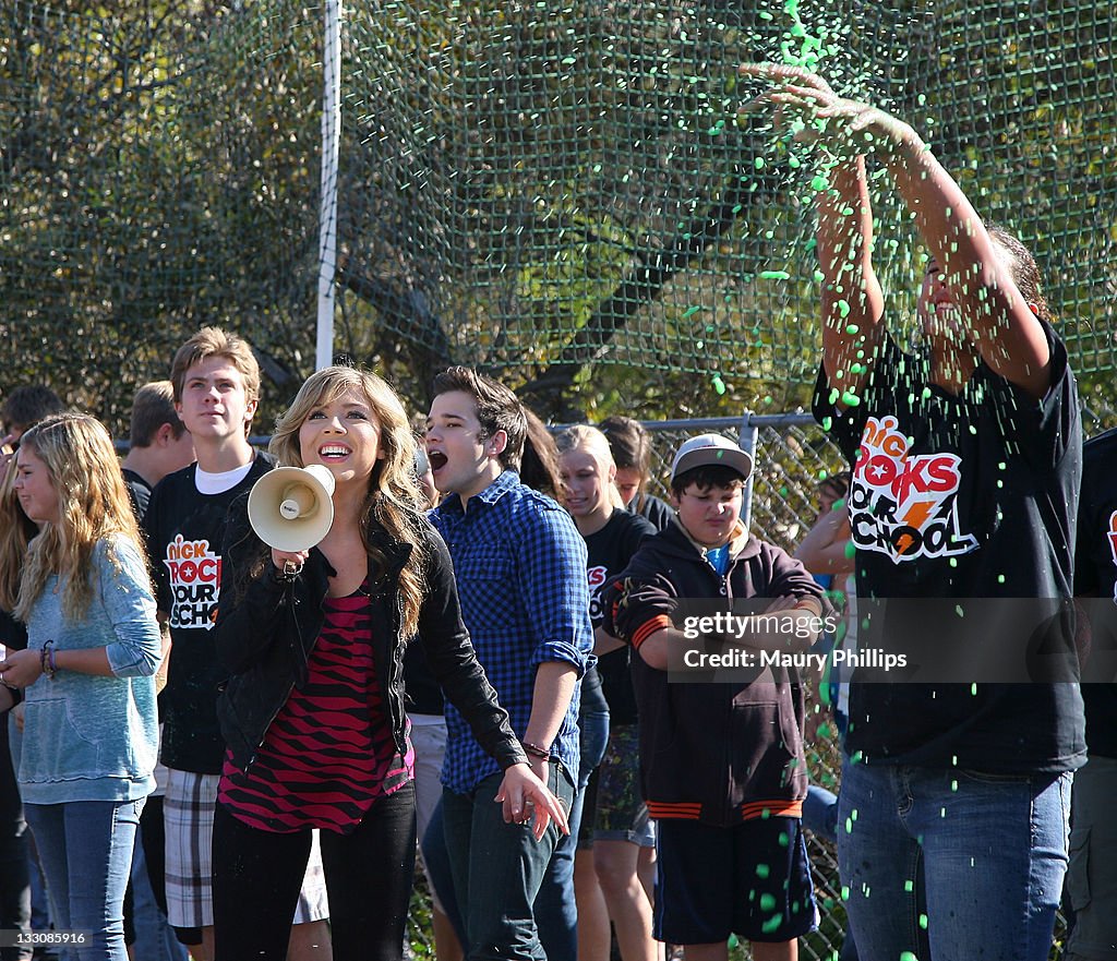 Nickelodeon Rocks Actors Jennette McCurdy and Nathan Kress attend the Nickelodeon Rocks ...