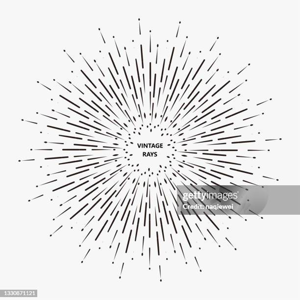 ilustraciones, imágenes clip art, dibujos animados e iconos de stock de ilustración de patrones de rayos de radiación de minimalismo vectorial, fondos abstractos - sunbeam