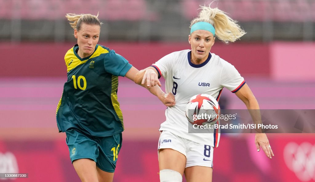 United States v Australia: Women's Football - Olympics: Day 4