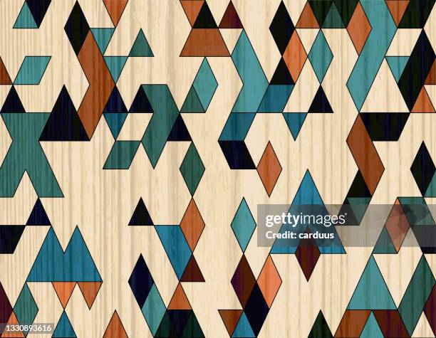 seamless  wood  textured  geometric  pattern - baseboard stock illustrations