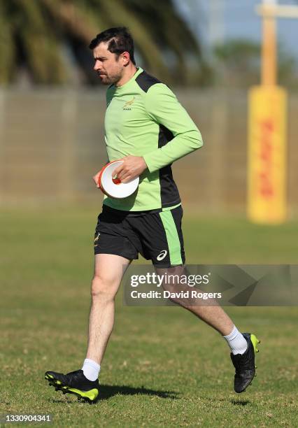 Felix Jones, the South Africa Springbok consultant coach, looks on during the South Africa Springbok training held at the Western Province High...