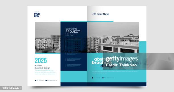 brochure creative design. multipurpose template - corporate invitation stock illustrations