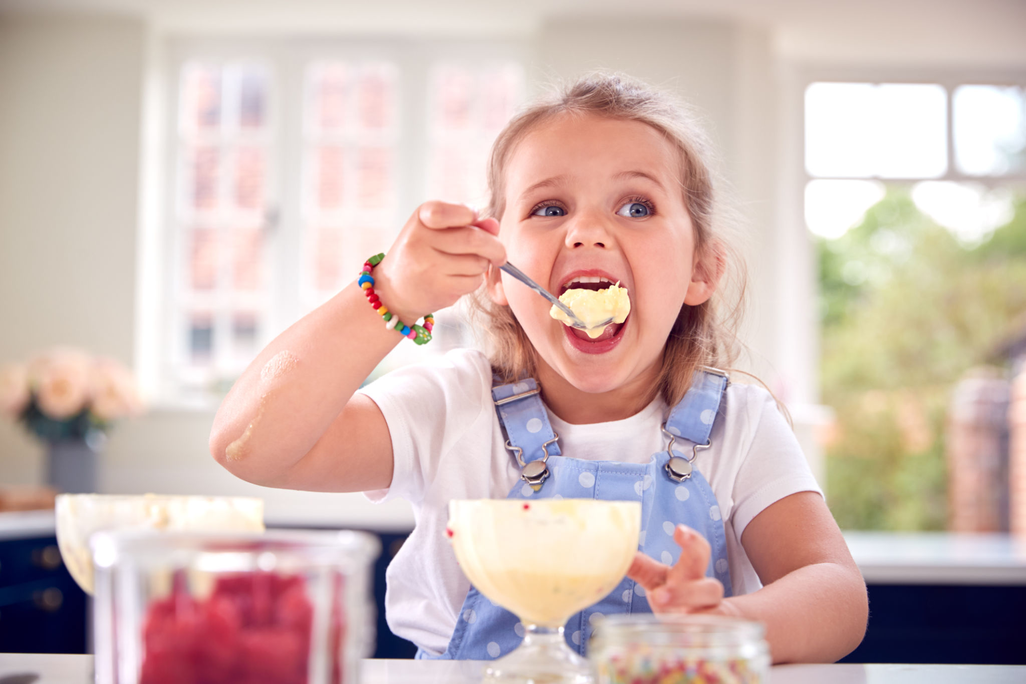 making ice cream at home
