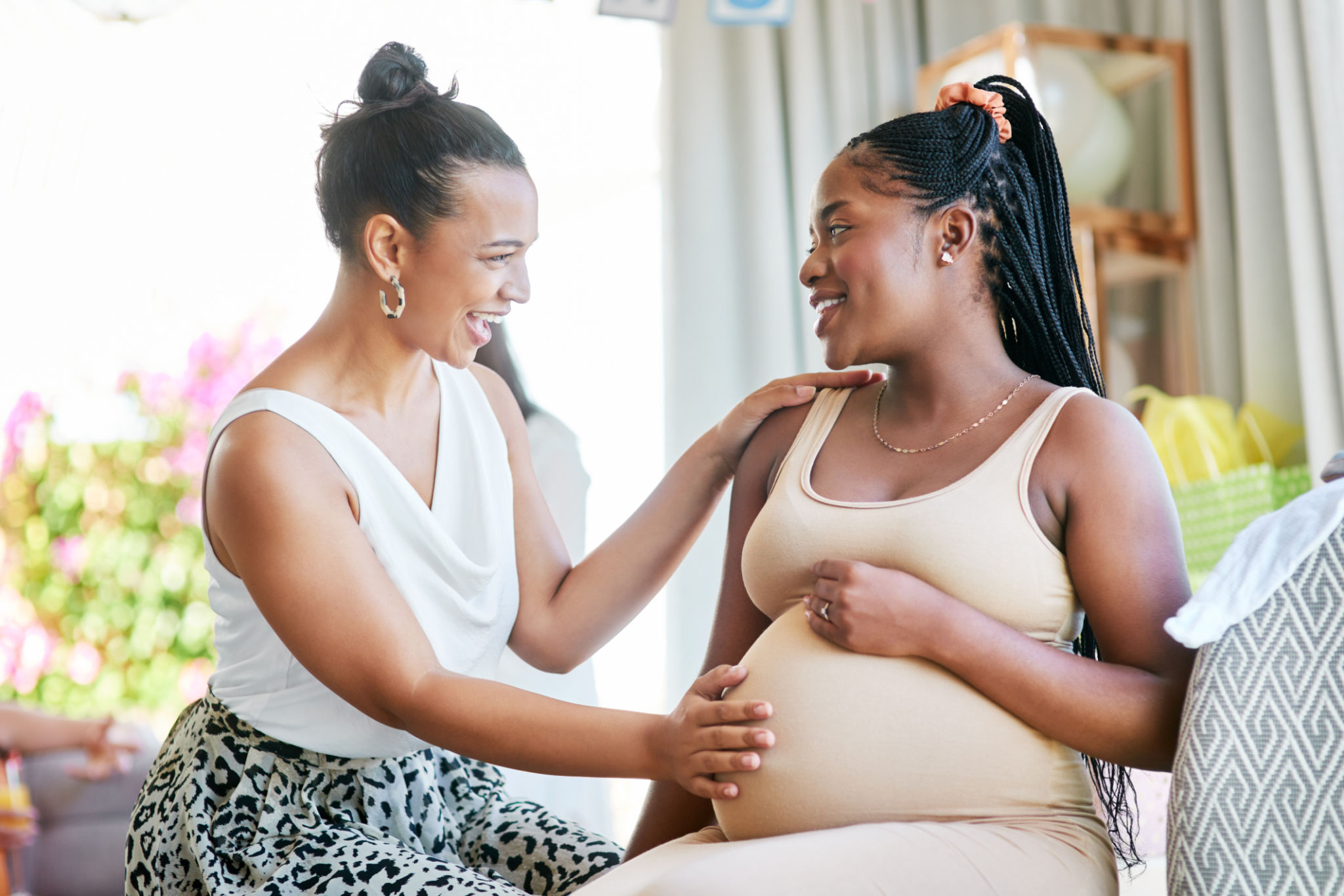 pregnant black woman