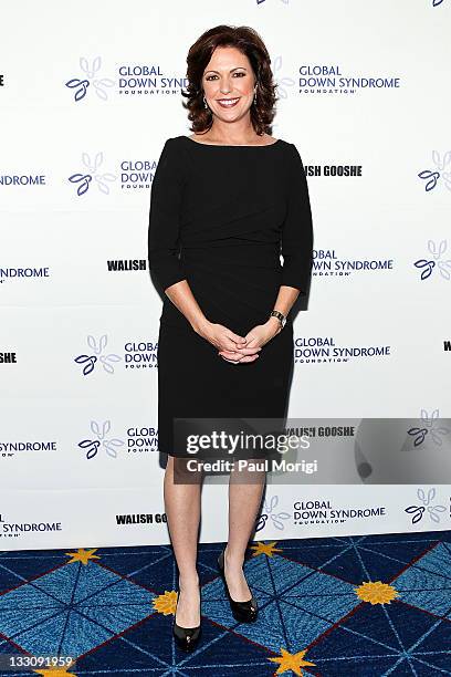 Anchor Kyra Phillips arrives at the inaugural 2011 Global Down Syndrome Foundation's Be Beautiful Be Yourself gala at the JW Marriott Hotel on...